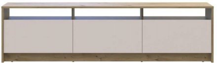 Тумба ТВ Doros U3 Дуб Артизан/Кашемір ДСП 180х33х43 (DRS-011901)