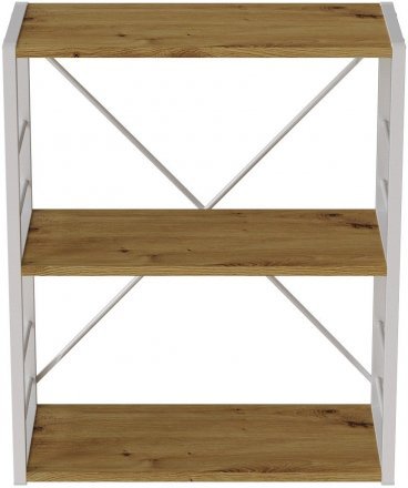 Етажерка 3/60 Ferrum-decor Серії Конект 73x60x28 сірий ДСП Дуб Артизан 16мм (FRD-104268) Етажерка 3/60 Ferrum-decor Серії Конект 73x60x28 сірий ДСП Дуб Артизан 16мм (FRD-104268)