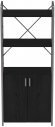Етажерка 3/60 Ferrum-decor Серії Конект із тумбою 144x60x28 Сірий ДСП Сосна Кембра (FRD-104458)