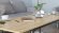 Стіл трансформер журнальний Dandi Small Ferrum-decor 45x120 160)x70 Чорний метал ДСП Дуб Артизан 16 мм (FRD-106800)