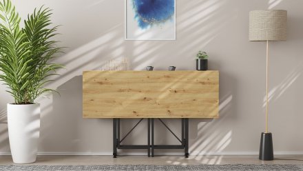 Стіл-книга трансформер Спайдер Ferrum-decor 750x1150x880 Чорний метал ДСП Дуб Артизан 16 мм (FRD-105093) Стіл-книга трансформер Спайдер Ferrum-decor 750x1150x880 Чорний метал ДСП Дуб Артизан 16 мм (FRD-105093)