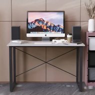 Стіл письмовий Дейв Ferrum-decor 750x1400x600 Чорний метал ДСП Бетон 32 мм (FRD-106449)
