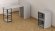 Стіл-тумба трансформер Смарт 2/1 Ferrum-decor 750x1450x500 Чорний метал ДСП Біле 16 мм (FRD-105095)