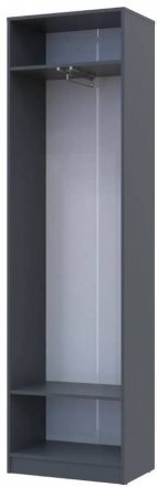 Шафа для одягу Doros Сола Графіт / Сірий 60х40х215 DRS-011744 (44900341)
