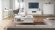 Тумба під телевізор Perfect Home Нова / Nova 2-дверна з 1 шухлядою і золотими ніжками RTV154 Білий (PFH-091224)