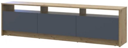 Тумба ТВ Doros U3 Дуб Артизан/Графіт ДСП 180х33х43 (DRS-011902)