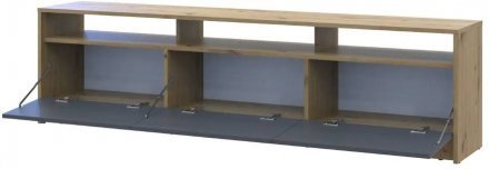 Тумба ТВ Doros U3 Дуб Артизан/Графіт ДСП 180х33х43 (DRS-011902)