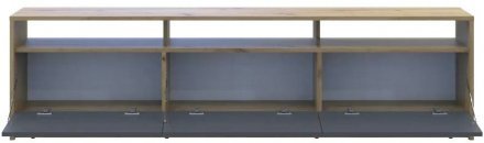 Тумба ТВ Doros U3 Дуб Артизан/Графіт ДСП 180х33х43 (DRS-011902)