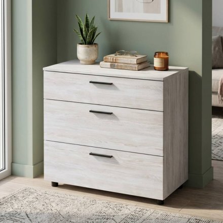 Комод Doros Торн Сосна Натті 3Ш 90х51.6х80 (DRS-012096) Комод Doros Торн Сосна Натті 3Ш 90х51.6х80 (DRS-012096)