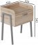 Тумба модульна Ferrum-decor Бетті 540x450x320 метал Сірий ДСП Дуб Сан-Марино 16 мм (FRD-102998)