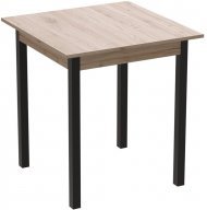 Стіл кухонний Ferrum-decor Агата 75x70x70 Чорний ДСП Сан-Марино 16мм (FRD-105668) Стіл кухонний Ferrum-decor Агата 75x70x70 Чорний ДСП Сан-Марино 16мм (FRD-105668)