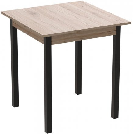 Стіл кухонний Ferrum-decor Агата 75x70x70 Чорний ДСП Сан-Марино 16мм (FRD-105668)