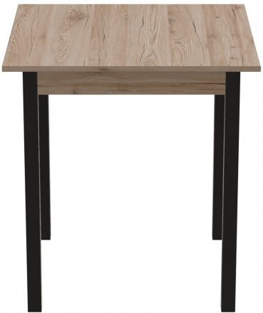 Стіл кухонний Ferrum-decor Агата 75x70x70 Чорний ДСП Сан-Марино 16мм (FRD-105668)