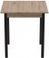 Стіл кухонний Ferrum-decor Агата 75x70x70 Чорний ДСП Сан-Марино 16мм (FRD-105668)