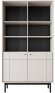 Стелаж Perfect Home Джапанді / Japandi R104 2-дверний Кашемір (PFH-091471)