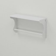 Полиця настінна Ferrum-decor Юзібі 270x500x150 метал Білий ДСП Біле 16 мм (FRD-102660)