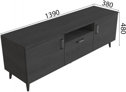 Тумба Лестер на конусних ніжках Ferrum-decor 48x139x38 Чорний метал ДСП Сосна Кембра 16 мм (FRD-106802) Тумба Лестер на конусних ніжках Ferrum-decor 48x139x38 Чорний метал ДСП Сосна Кембра 16 мм (FRD-106802)