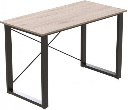 Письмовий стіл Ferrum-decor Драйв 750x1000x600 Чорний метал ДСП Дуб Сан-Марино 32 мм (FRD-103297)