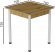 Стіл кухонний Ferrum-decor Агата 75x70x70 Білий ДСП Дуб Артизан 16мм (FRD-105669) Стіл кухонний Ferrum-decor Агата 75x70x70 Білий ДСП Дуб Артизан 16мм (FRD-105669)