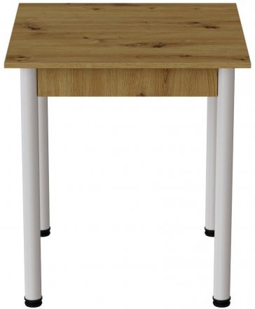 Стіл кухонний Ferrum-decor Агата 75x70x70 Білий ДСП Дуб Артизан 16мм (FRD-105669) Стіл кухонний Ferrum-decor Агата 75x70x70 Білий ДСП Дуб Артизан 16мм (FRD-105669)