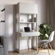 Модуль-2 стелаж зі столом та полицями LION Нобу Бетон Style (LION-042420) Модуль-2 стелаж зі столом та полицями LION Нобу Бетон Style (LION-042420)