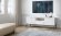 Тумба під телевізор Perfect Home Нова / Nova 2-дверна з 1 шухлядою і чорними ніжками RTV154 Білий (PFH-091225)