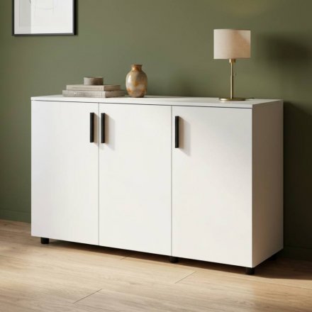 Комод Doros Торн Білий 3 ДСП 135х51.6х80 (DRS-012098) Комод Doros Торн Білий 3 ДСП 135х51.6х80 (DRS-012098)