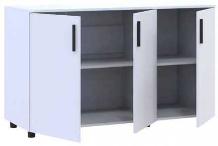 Комод Doros Торн Білий 3 ДСП 135х51.6х80 (DRS-012098) Комод Doros Торн Білий 3 ДСП 135х51.6х80 (DRS-012098)