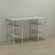 Письмовий стіл Ferrum-decor Карен 75x140x60 білий ДСП Біле 16мм (FRD-102266)