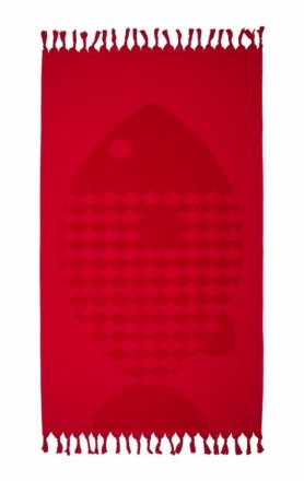 Рушник Fish Red червоний 50х90 svt-2000022244299