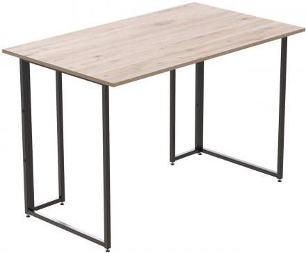 Комп'ютерний стіл Ferrum-decor Ханна 75x120x70 чорний ДСП Дуб Сан-Марино 16мм (FRD-103514)