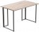Комп'ютерний стіл Ferrum-decor Ханна 75x120x70 чорний ДСП Дуб Сан-Марино 16мм (FRD-103514)