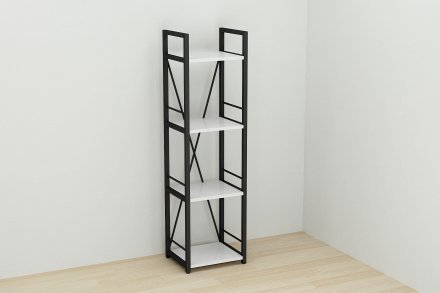 Етажерка 4/34 Ferrum-decor Серії Конект 120x34x28 чорний ДСП Біле 16мм (FRD-104272) Етажерка 4/34 Ferrum-decor Серії Конект 120x34x28 чорний ДСП Біле 16мм (FRD-104272)