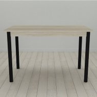 Стіл кухонний Ferrum-decor Беніта 75x120x60 Чорний ДСП Сонома 16мм (FRD-106273)