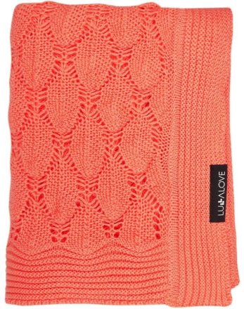 Плед плетений Boho 80x100 см Coral lullalove-5787