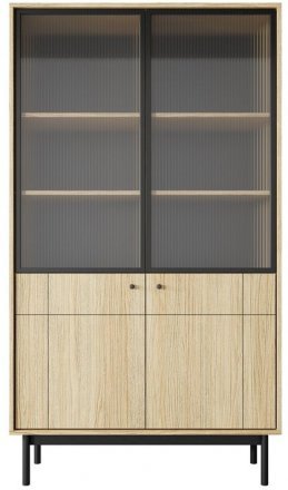 Вітрина Perfect Home Джапанді / Japandi WT104 2-дверна Дуб лінеа (PFH-091466) Вітрина Perfect Home Джапанді / Japandi WT104 2-дверна Дуб лінеа (PFH-091466)