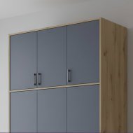 Антресоль висока Doros Ронді Дуб Артизан/Графіт 3 ДСП 121х52х65 (DRS-011906) Антресоль висока Doros Ронді Дуб Артизан/Графіт 3 ДСП 121х52х65 (DRS-011906)