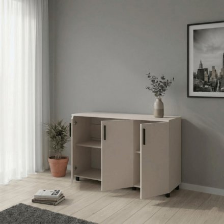 Комод Doros Торн Кашемір 3 ДСП 135х51.6х80 (DRS-012099) Комод Doros Торн Кашемір 3 ДСП 135х51.6х80 (DRS-012099)