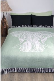 Плед Zeus Elephant ментоловий 140х200 см svt-2000022264983 Плед Zeus Elephant ментоловий 140х200 см svt-2000022264983