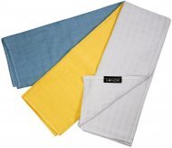 Набір великих бавовняних пелюшок 55x75 см 3 шт. Multicolour lullalove-9716 Набір великих бавовняних пелюшок 55x75 см 3 шт. Multicolour lullalove-9716