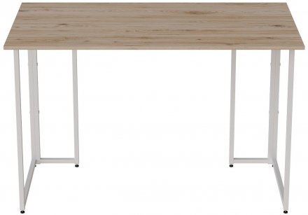 Комп'ютерний стіл Ferrum-decor Ханна 75x100x70 білий ДСП Дуб Сан-Марино 16мм (FRD-104023)