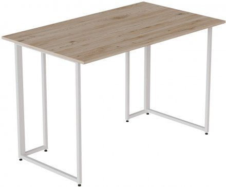 Комп'ютерний стіл Ferrum-decor Ханна 75x100x70 білий ДСП Дуб Сан-Марино 16мм (FRD-104023)