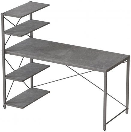 Комп'ютерний стіл Ferrum-decor Джек 75x140x70 Сірий ДСП Бетон (FRD-105321)