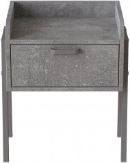 Тумба модульна Ferrum-decor Бетті 540x450x320 метал Сірий ДСП Бетон16 мм (FRD-103003)