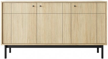 Комод Perfect Home Джапанді / Japandi K154 3-дверний Дуб лінеа (PFH-091464)