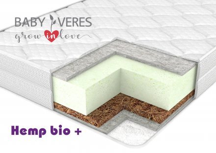 Матрац Baby Veres Hemp Bio+ 80х160х14 см 52.33.02 Матрац Baby Veres Hemp Bio+ 80х160х14 см 52.33.02