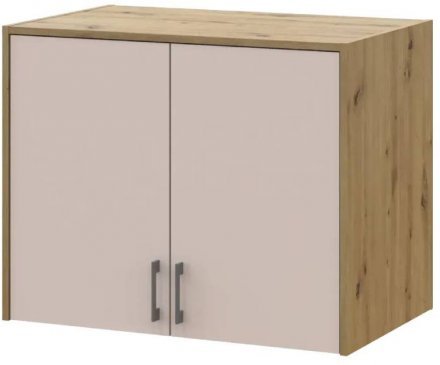 Антресоль висока Doros Ронді Дуб Артизан/Кашемір 2 ДСП 82х52х65 (DRS-011908)
