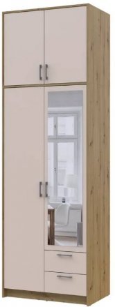 Антресоль висока Doros Ронді Дуб Артизан/Кашемір 2 ДСП 82х52х65 (DRS-011908)