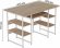Комп'ютерний стіл Ferrum-decor Тім 75x140x60 білий ДСП Дуб Сан-Марино 16мм (FRD-101365)