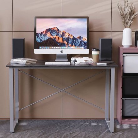 Комп'ютерний стіл Ferrum-decor Дейв 75x140x70 сірий ДСП Сосна Кембра 16мм (FRD-102412) Комп'ютерний стіл Ferrum-decor Дейв 75x140x70 сірий ДСП Сосна Кембра 16мм (FRD-102412)